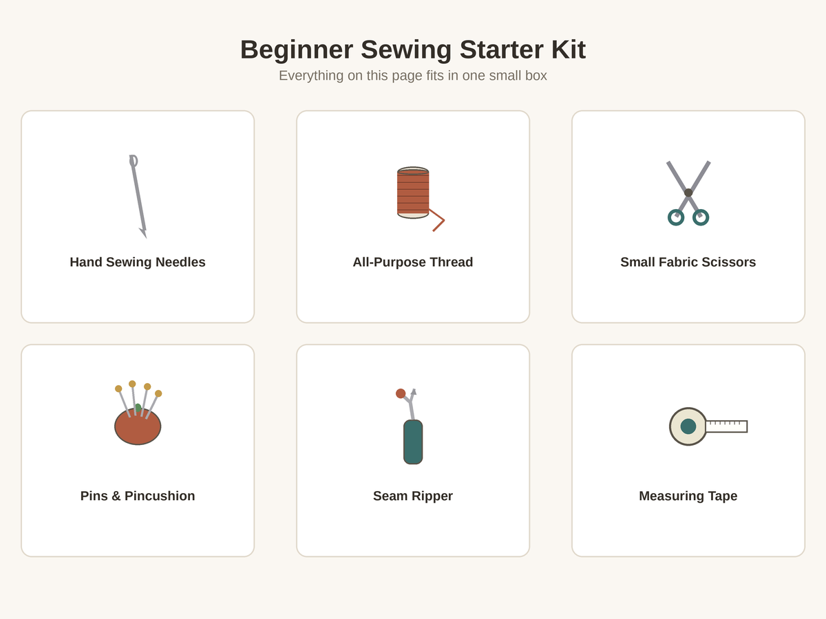 Essential Sewing Tools for Beginners: What You Actually Need to Start